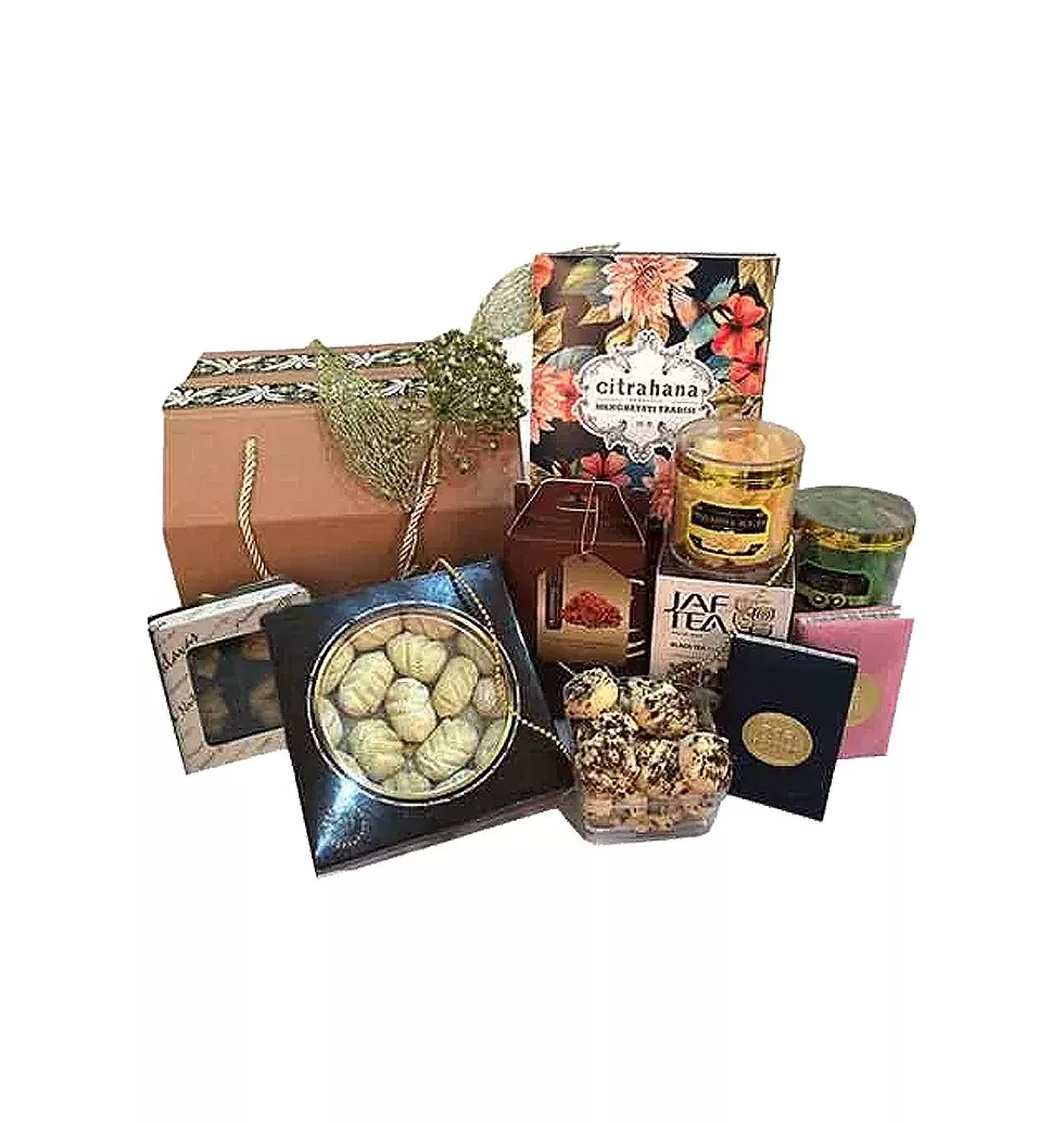 Mesmerizing Cookies, Cake, Baklava and Dried Fruits Selection