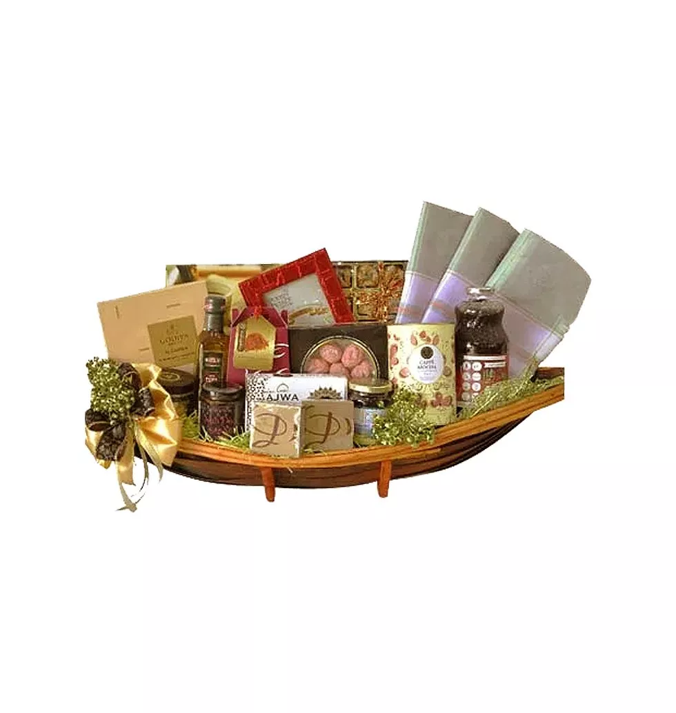 Innovative Gourmet Delight Gift Basket