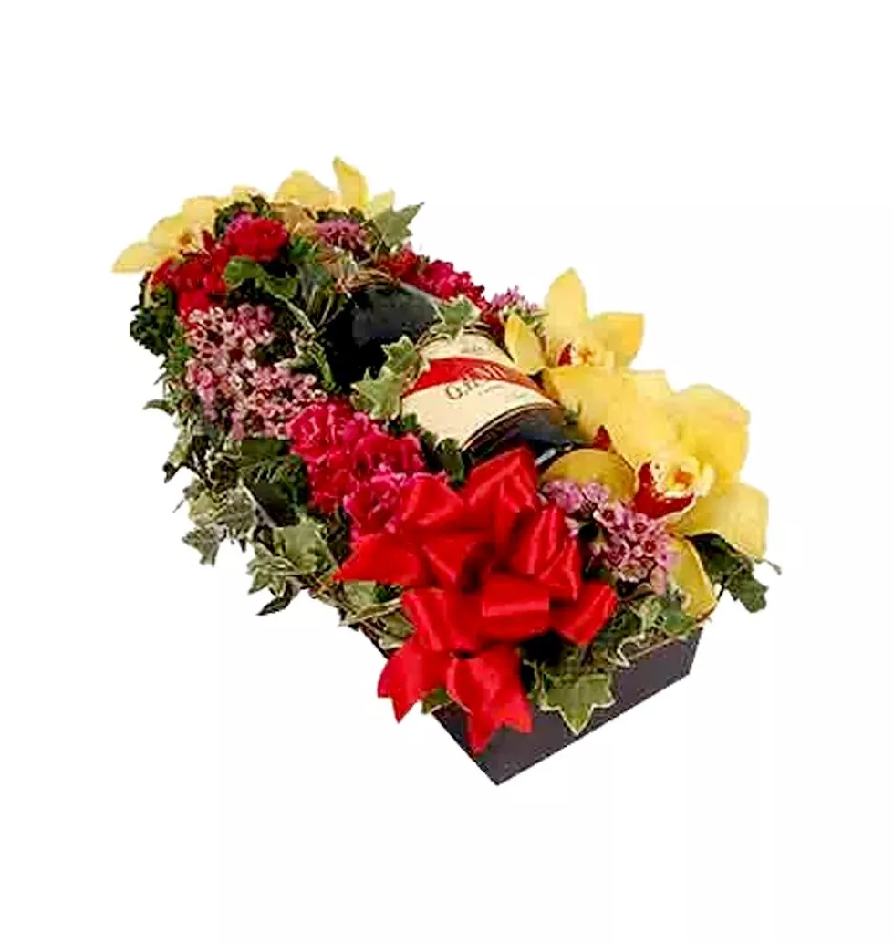Beautiful wine Basket
