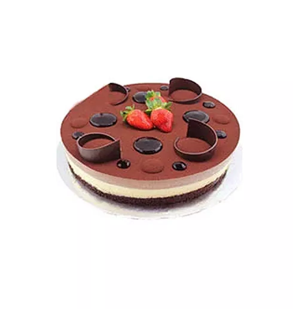 Signature Round Chocolate Ricotta Cheese Cake