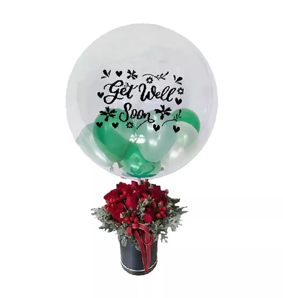 The Blooming Balloon Hamper