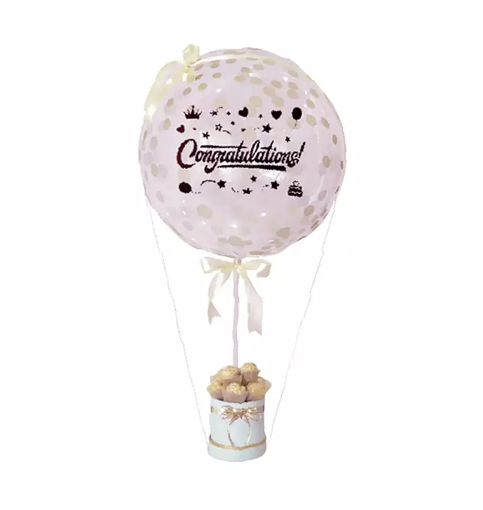 Ferrero Rocher Chocolate with Balloon