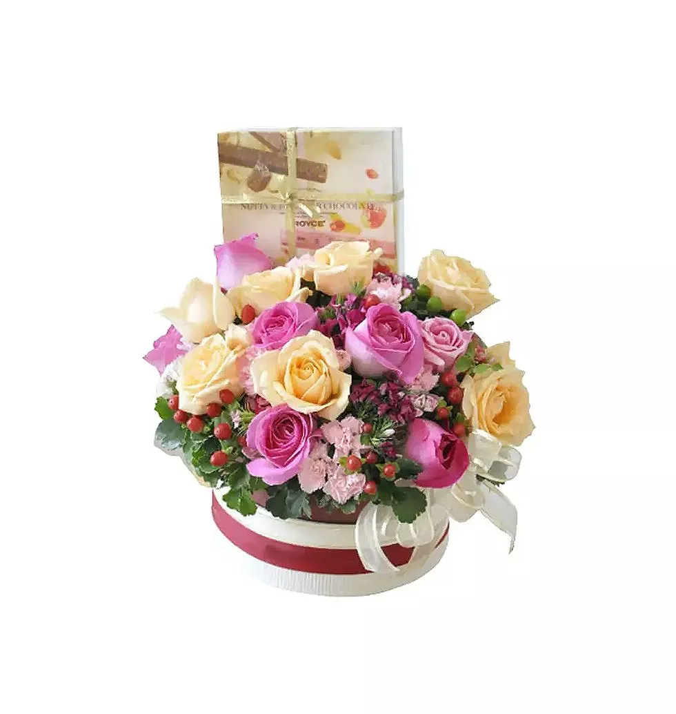 Nutty and Fruity Bar with Roses