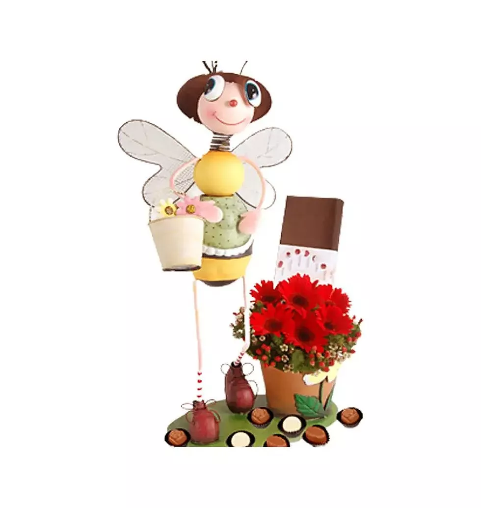 chocolates and blooms