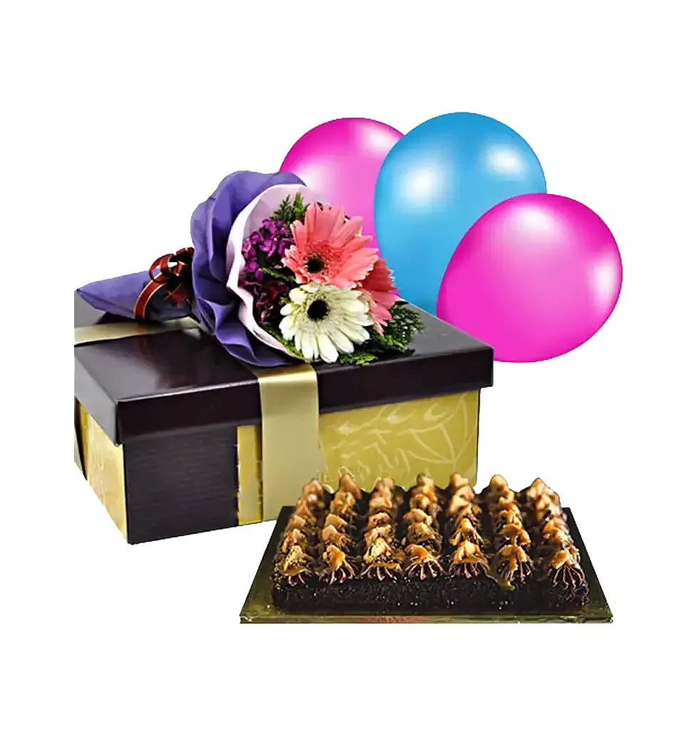 Chocolate Caramel Pastry Box