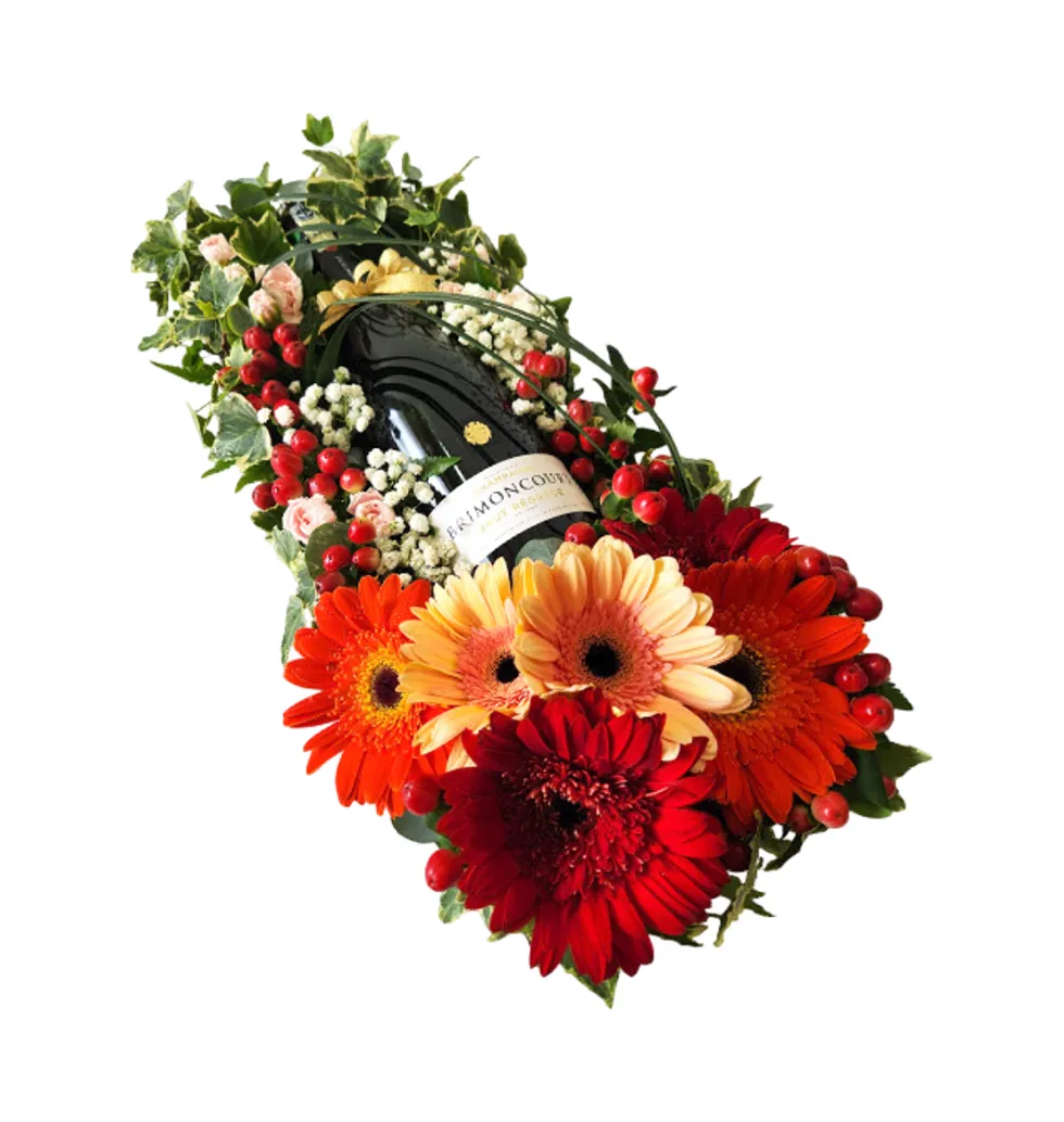 Festive Bubbles & Floral Elegance Gift