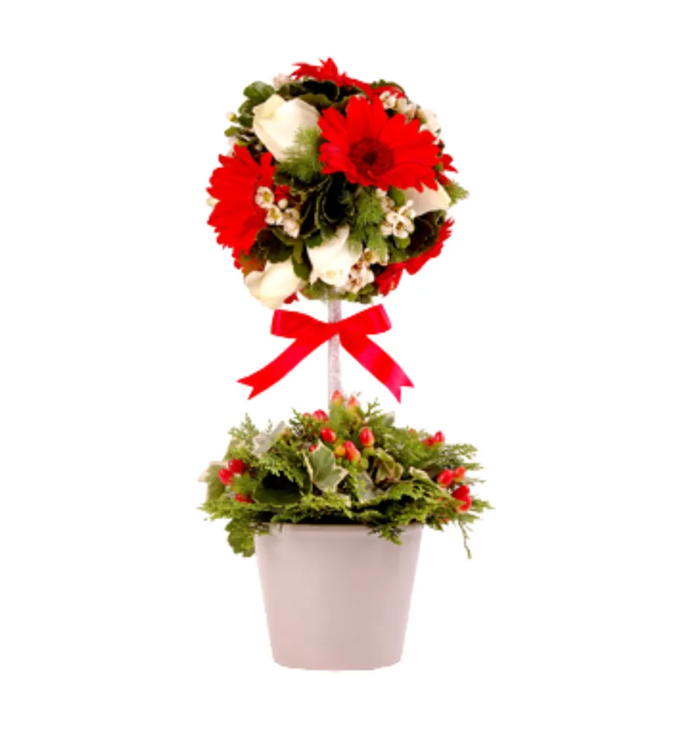 Enchanting Christmas Floral Display