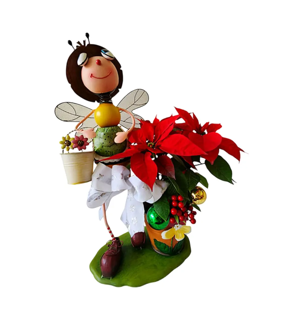 Charming Christmas Bloom Sculpture Gift